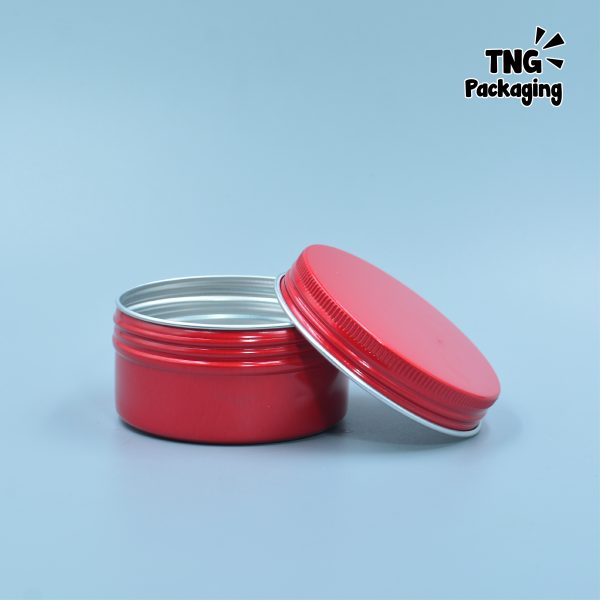 Jar Aluminium Merah - 10ml 15ml 30ml 50ml 60ml 80ml 100ml 150ml - Image 3