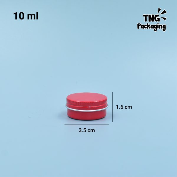 Jar Aluminium Merah - 10ml 15ml 30ml 50ml 60ml 80ml 100ml 150ml - Image 5