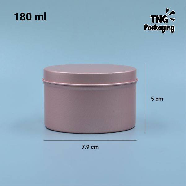 Jar Aluminium Pink - 180 ml - Image 3
