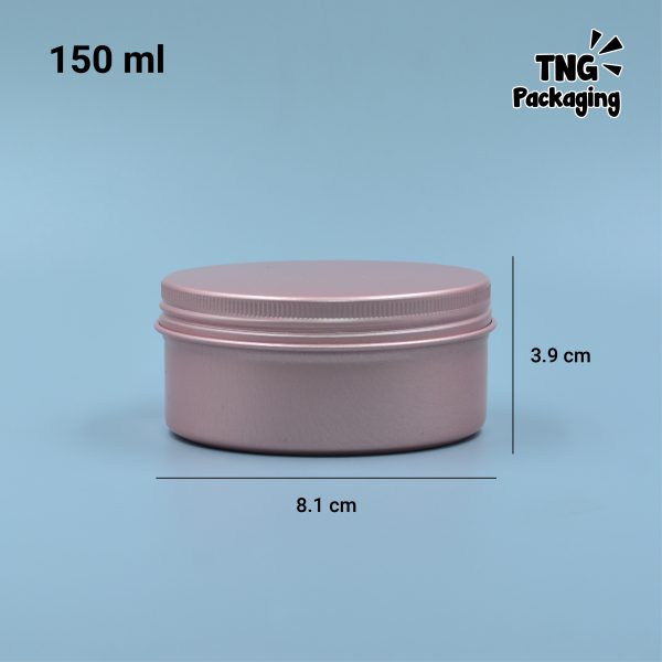 Jar Aluminium Pink - 180 ml - Image 5