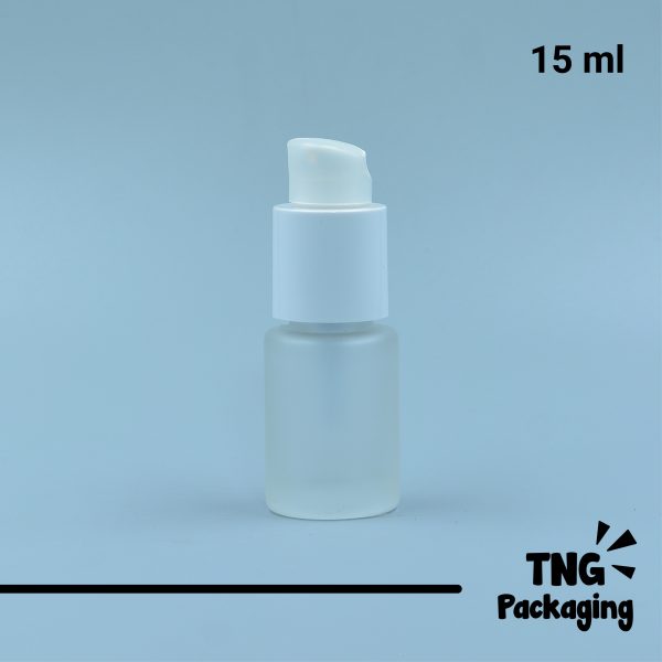 Botol Pump Kaca Tutup Topi - 15 ml - Image 2