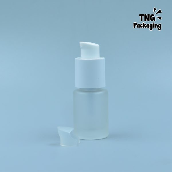 Botol Pump Kaca Tutup Topi - 15 ml - Image 3