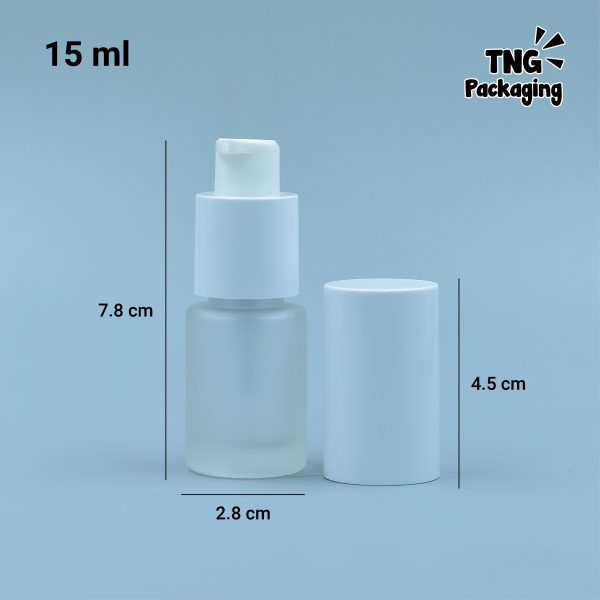 Botol Pump Tutup Putih - 15 ml - Image 4