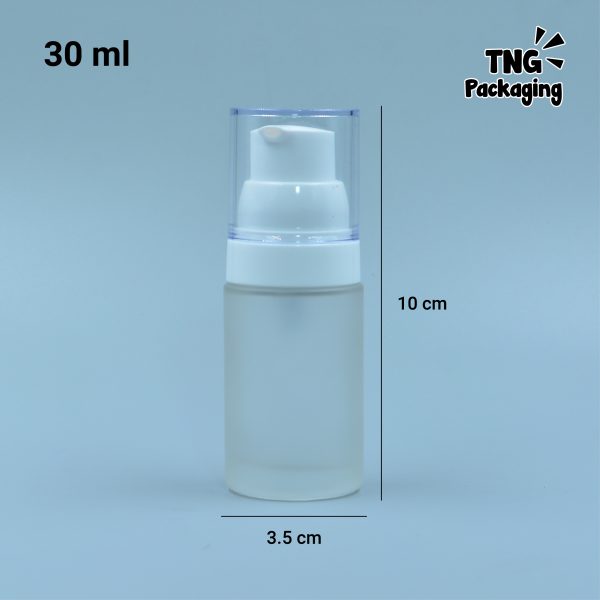 Botol Pump Kaca Leher Bebek - 30 ml - Image 4