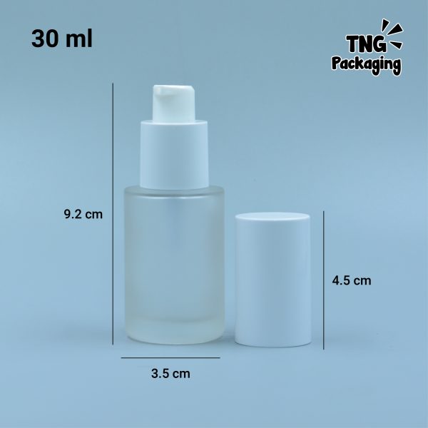 Botol Pump Tutup Putih - 30 ml - Image 4