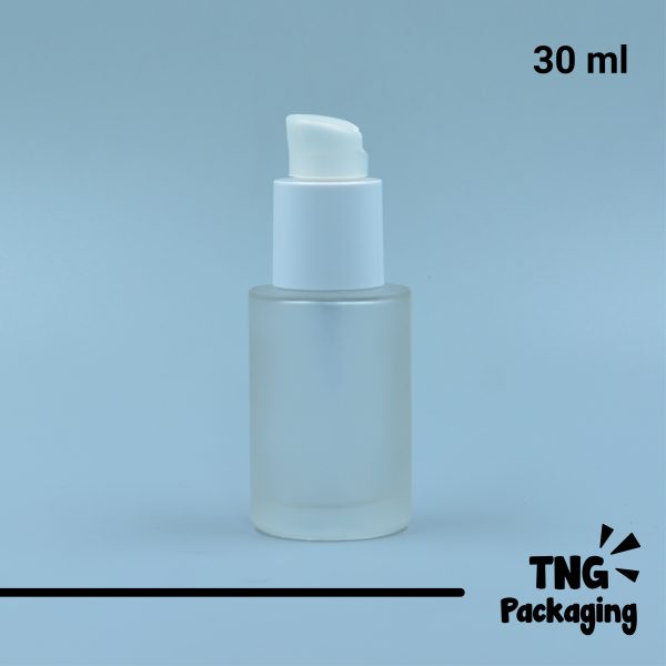 Botol Pump Kaca Tutup Topi - 30 ml - Image 2
