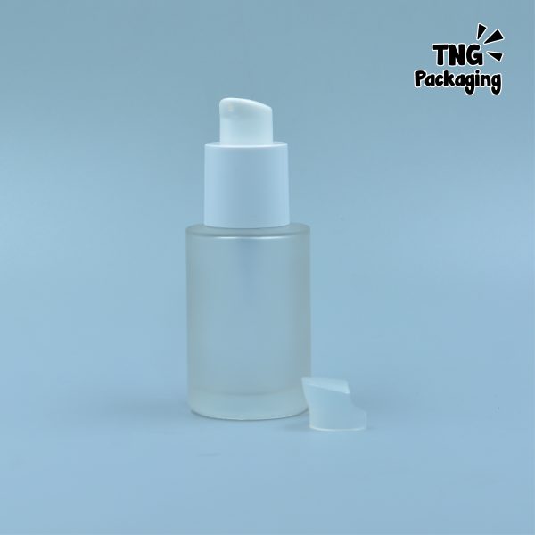 Botol Pump Kaca Tutup Topi - 30 ml - Image 3