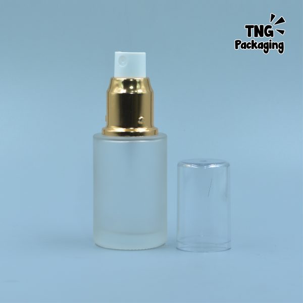 Botol Spray Kaca Leher Gold - 30 ml - Image 3