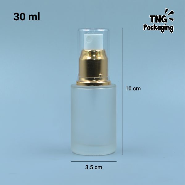 Botol Spray Kaca Leher Gold - 30 ml - Image 4