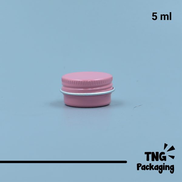 Jar Aluminium Pink - 5 ml - Image 2