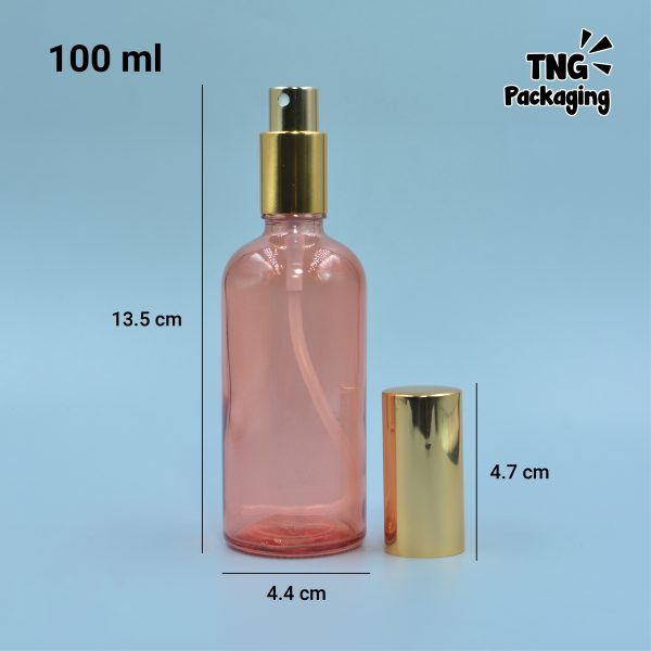 Botol Parfum Spray Orange - 100 ml - Image 4