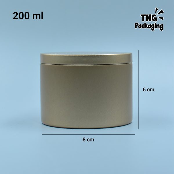 Jar Aluminium Gold - 200 ml - Image 4