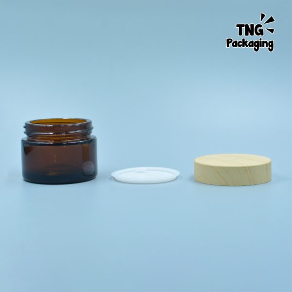 Pot Cream Amber - 10ml 30ml 50ml 100ml - Image 3