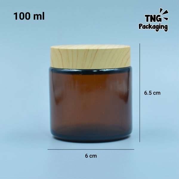 Pot Cream Amber - 10ml 30ml 50ml 100ml - Image 8