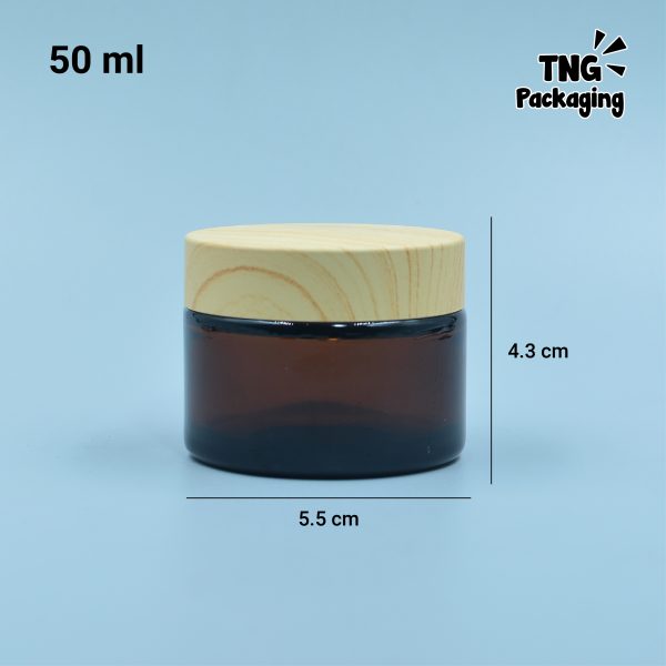 Pot Cream Amber - 10ml 30ml 50ml 100ml - Image 7