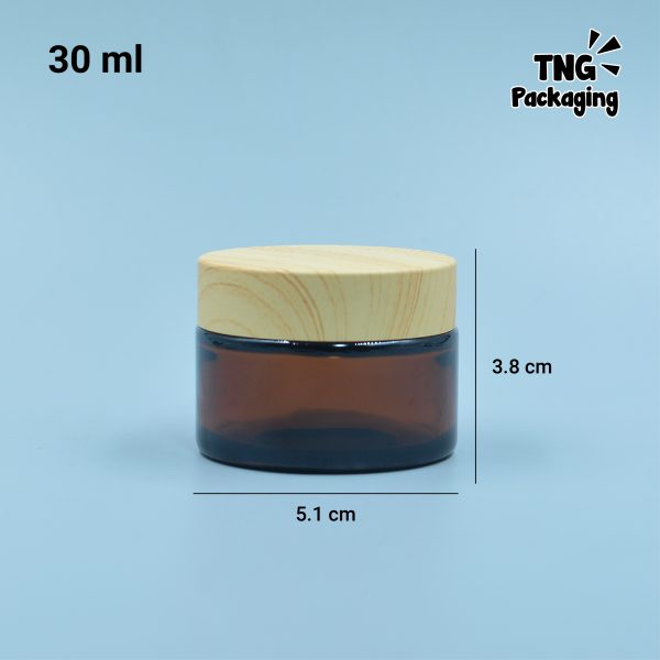 Pot Cream Amber - 10ml 30ml 50ml 100ml - Image 6
