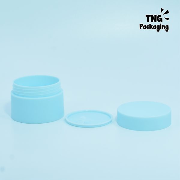 Pot Cream Plastik Biru - 10ml 20ml 30ml 50ml - Image 3