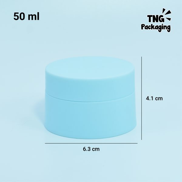 Pot Cream Plastik Biru - 10ml 20ml 30ml 50ml - Image 7