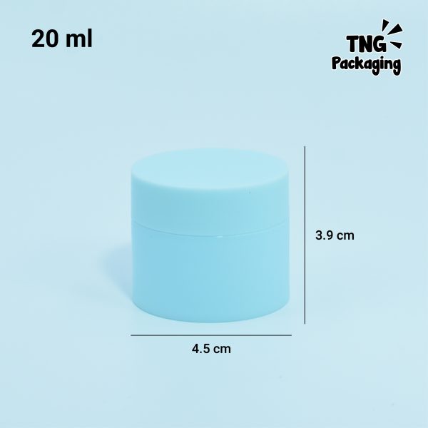 Pot Cream Plastik Biru - 10ml 20ml 30ml 50ml - Image 5