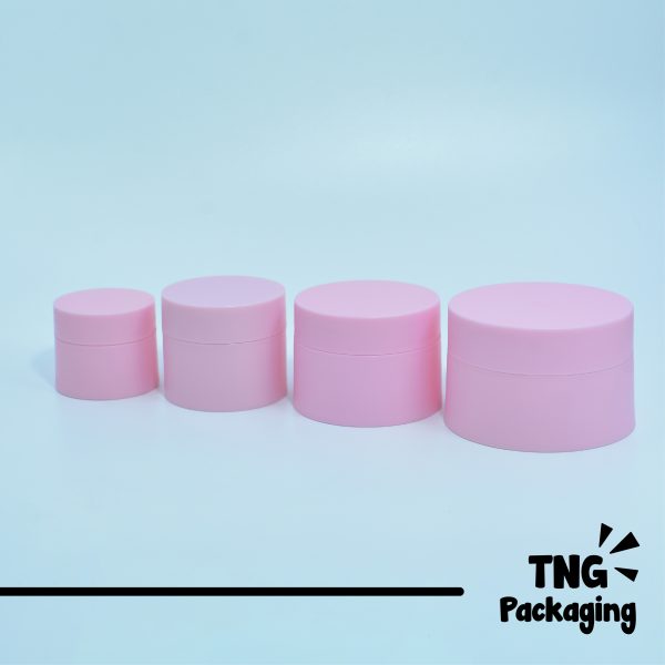 Pot Cream Plastik Pink - 10ml 20ml 30ml 50ml - Image 2