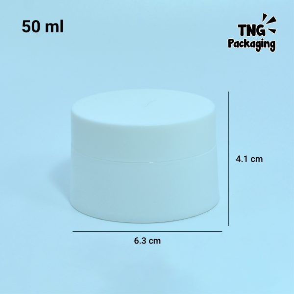 Pot Cream Plastik Putih - 10ml 20ml 30ml 50ml - Image 7