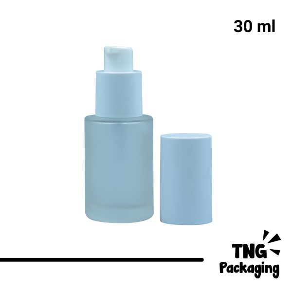 Botol Pump Tutup Putih - 30 ml