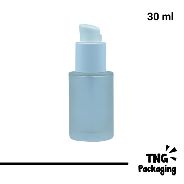 Botol Pump Kaca Tutup Topi - 30 ml