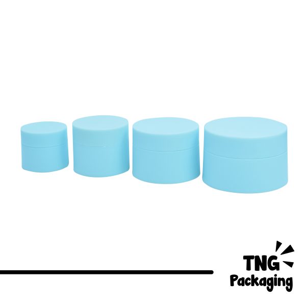 Pot Cream Plastik Biru - 10ml 20ml 30ml 50ml