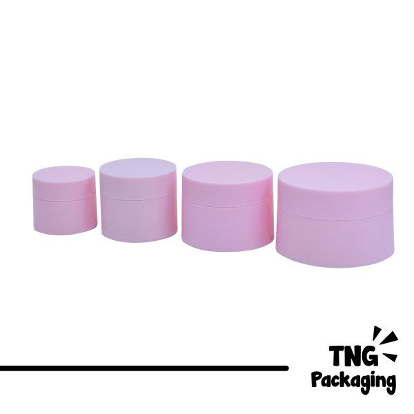 Pot Cream Plastik Pink - 10ml 20ml 30ml 50ml