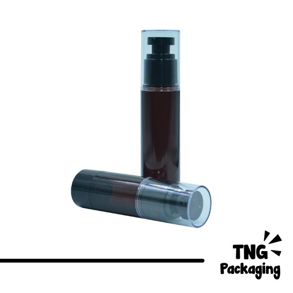 Botol Pump Airless Coklat - 30ml 50ml