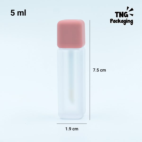 Wadah Lipcare Kotak Buram - 5 ml - Image 5
