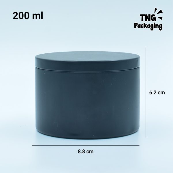 Jar Aluminium Hitam - 150 ml 200 ml - Image 4