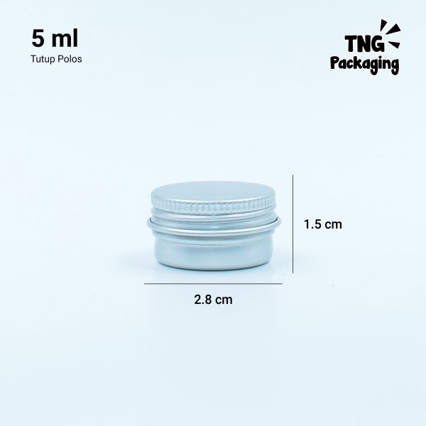 Jar Aluminium Tutup Transparan - 150 ml 200 ml - Image 9
