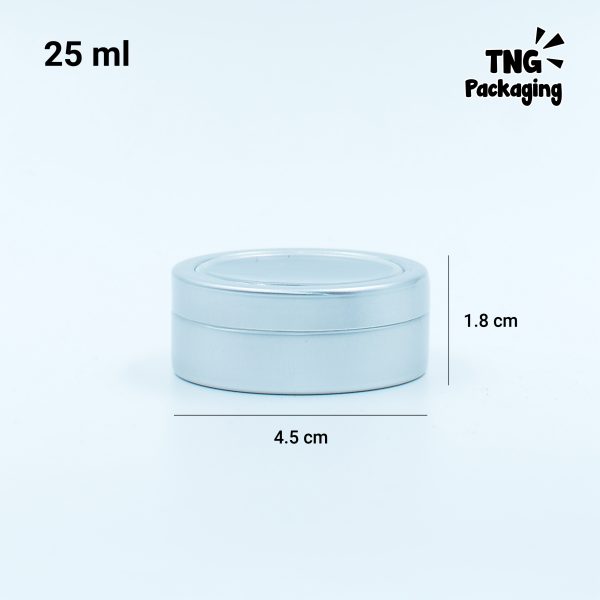 Jar Aluminium Tutup Transparan - 150 ml 200 ml - Image 10