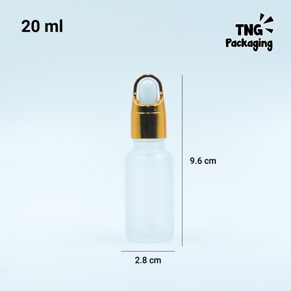 Botol Pipet Kaca Fosted - 5ml 10ml 20ml 30ml 50ml 100ml - Image 8
