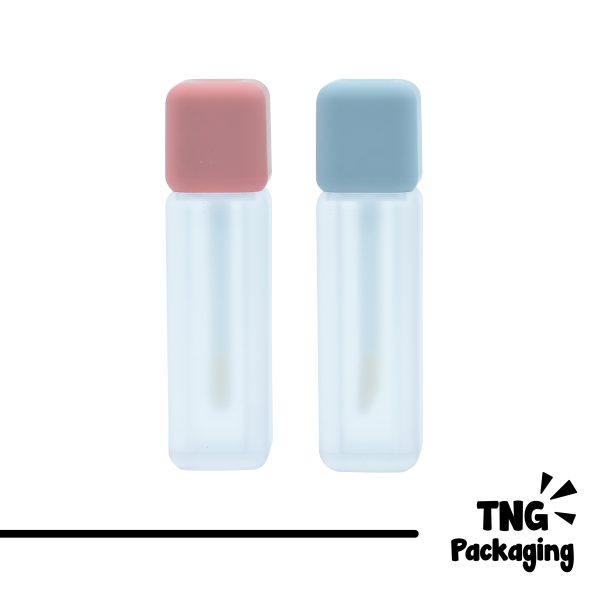 Wadah Lipcare Kotak Buram - 5 ml