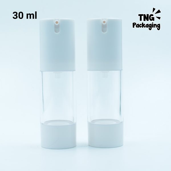 Botol Airless Pump Putih - 15ml 30ml 50ml - Image 3