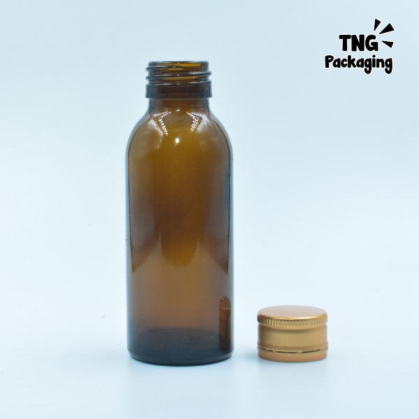 Botol Kaca Amber - 100ml - Image 3