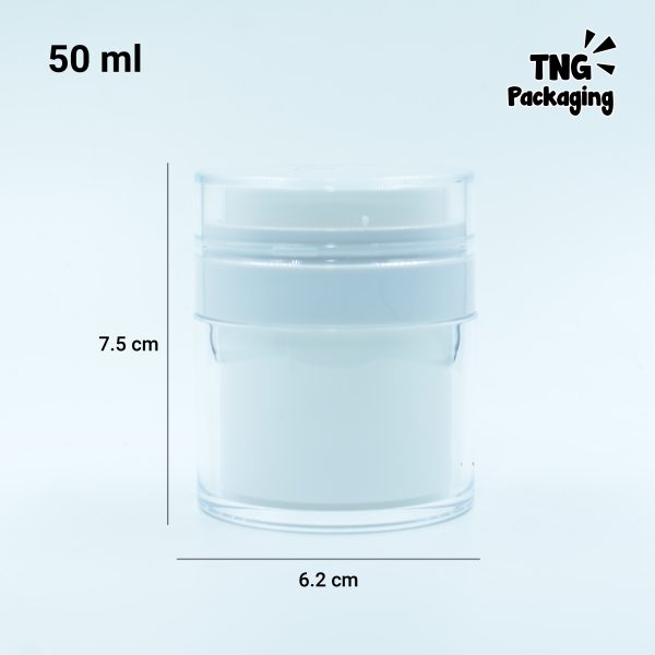 Pot Cream Airless Pump - 15ml 30ml 50ml 100ml - Image 7