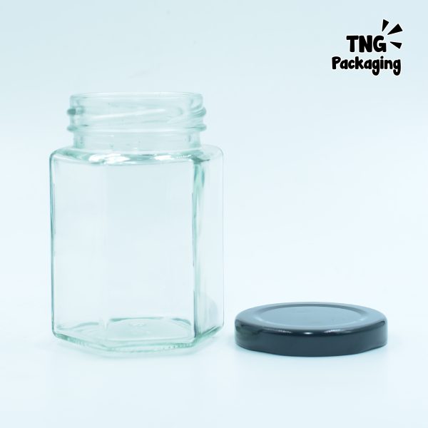 Jar Kaca Hexagon - 100 ml - Image 3