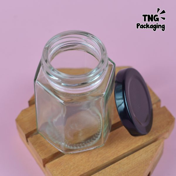 Jar Kaca Hexagon - 100 ml - Image 5