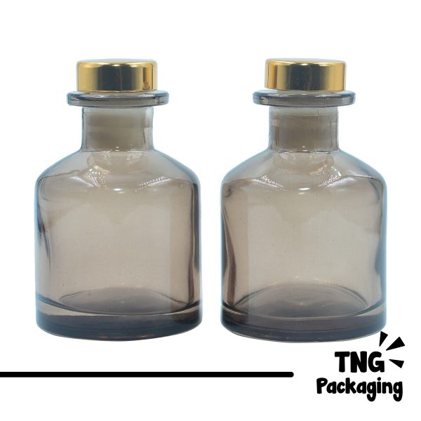 Botol Kaca Tutup Gold - 50 ml