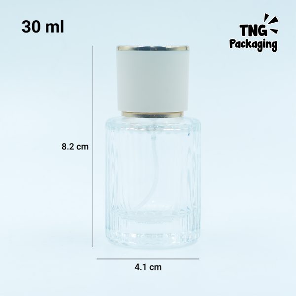 Botol Parfum Tutup Putih - 30 ml - Image 4