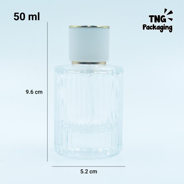 Botol Parfum Tutup Putih - 50 ml - Image 4