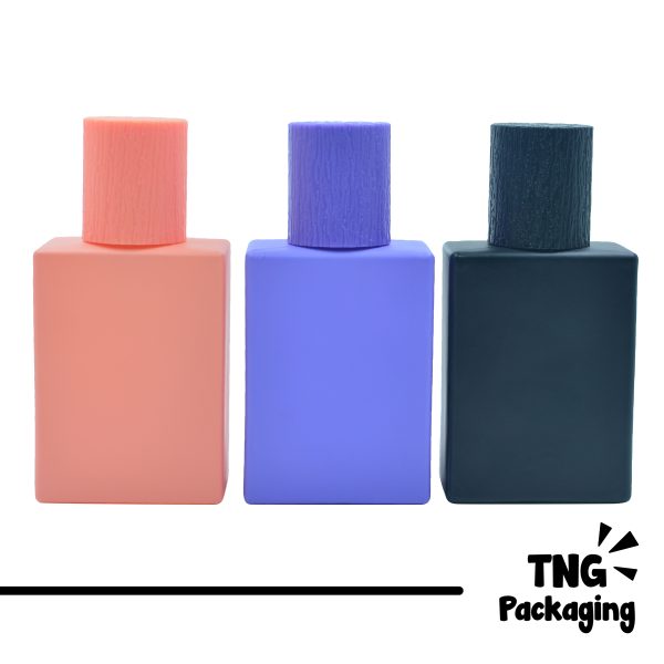 Botol Parfum Tutup Motif Kayu - 30 ml