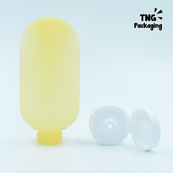 Botol Fliptop Kuning - 60 ml - TNG Packaging : Kemasan skincare, Wadah ...
