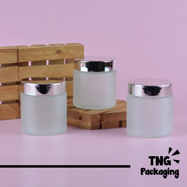 Pot Cream Kaca Frosted - 100 ml - Image 2