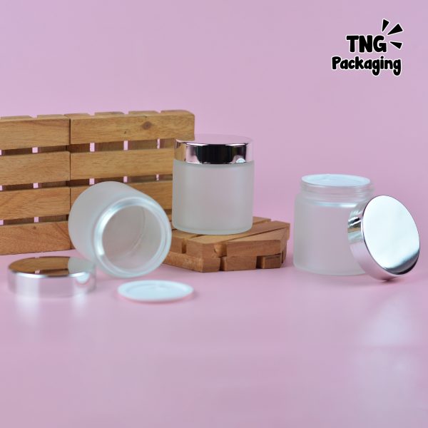 Pot Cream Kaca Frosted - 100 ml - Image 4