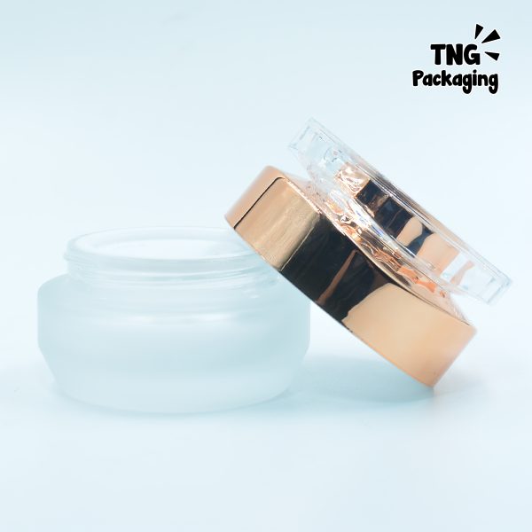 Pot Cream Kaca Frosted - 100 ml - Image 2