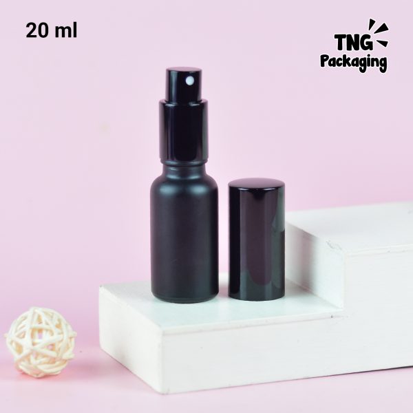 Botol Kaca Spray Tutup Hitam 5ml 10ml 20ml 30ml 50ml 100ml - Image 14